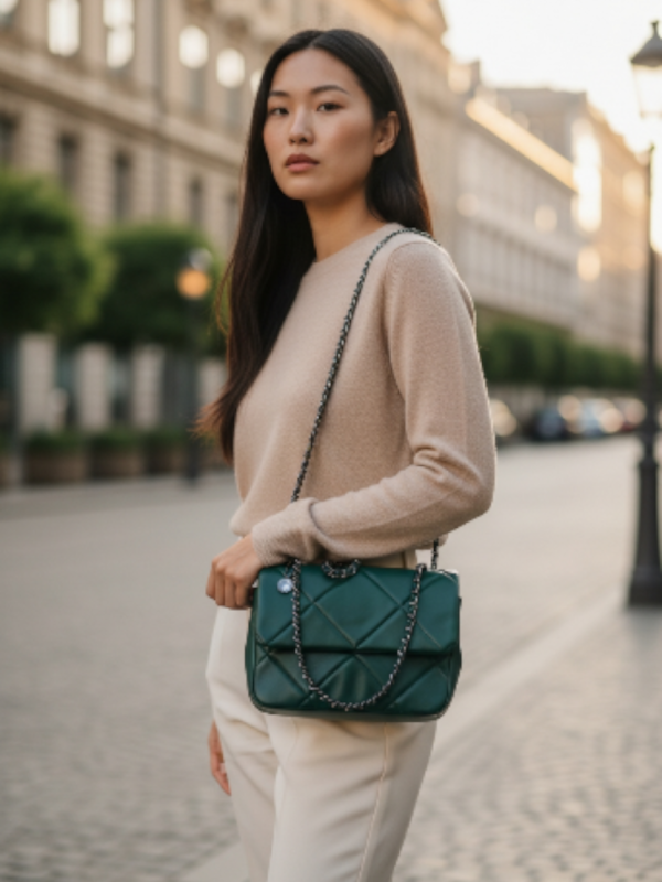 πράσινη city bag